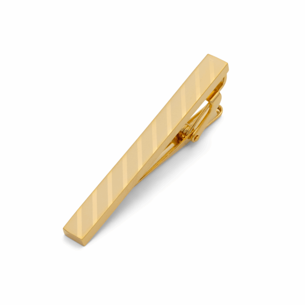 Tie Clip Gold laser Pattern C001