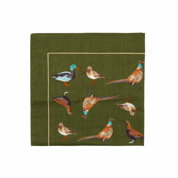 Country Theme Birds Navy Cotton  Hanks BM088 - Image 4