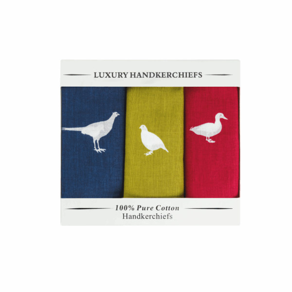 Pack of Three Game Bird Cotton Hanks BMB10B