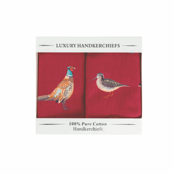 Pack of Two Game Bird Cotton Hanks Wine BMB110