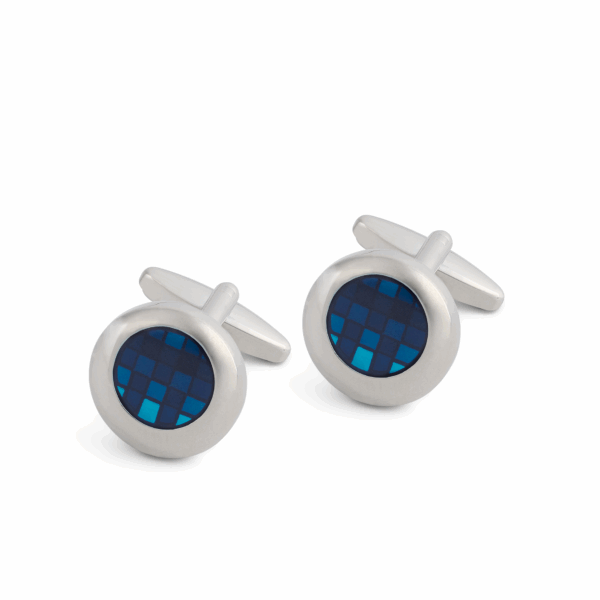 Trans Blue Mosiac Enamel L008 D