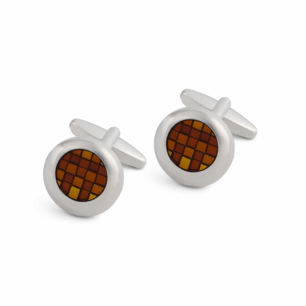 Trans Orange Mosiac Enamel L008 A